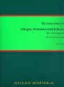 Allegro, Nocturne und Scherzo fr 4 Fagotte Partitur und Stimmen