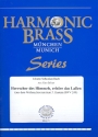 Herrscher des Himmels erhre das Lallen fr 2 Trompeten, Horn, Posaune und Tuba Partitur und Stimmen