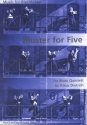 Bluster for five fr 2 Trompeten, 2 Posaunen (Horn und Posaune) und Tuba Partitur und Stimmen