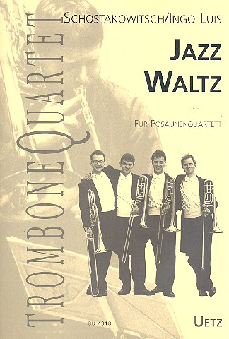 Jazz Waltz fr 4 Posaunen Partitur und Stimmen