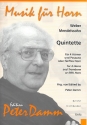 Quintette von Weber und Mendelssohn fr 4 Hrner und Posaune (Horn) Partitur und Stimmen