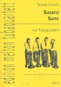 Susato Suite  fr 4 Tuben (Posaunen/Baritone/Tenorhrner) Partitur und Stimmen