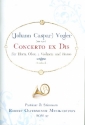 Concerto ex Dis fr Horn, Oboe, 2 Violinen und Bass Partitur und Stimmen