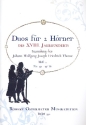 Duos fr 2 Hrner des 18. Jahrhunderts Band 2 (Nr.39-81) Spielpartitur