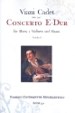 Concerto E-Dur fr Horn, 2 Violinen und Bc Partitur und Stimmen