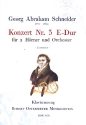 Konzert E-Dur Nr.3 fr Horn und Orchester fr 2 Hrner und Klavier Stimmen