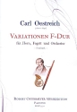 Variationen F-Dur fr Horn, Fagott und Orchester Partitur