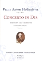 Konzert Dis-Dur (Es-Dur) fr Horn und Orchester Partitur