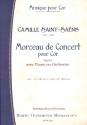 Morceau de concert op.94 fr Horn und Orchester (Klavier) Partitur