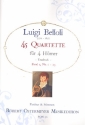 45 Quartette Band 1 (Nr.1-23) fr 4 Hrner Partitur und Stimmen