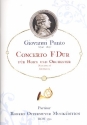 Konzert F-Dur fr Horn und Orchester Partitur