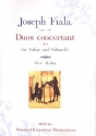 Duo concertant B-Dur op.4,6 fr Violine und Violoncello Partitur und Stimmen