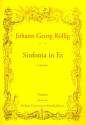 Sinfonia in Es fr 2 Oboen, 2 Hrner, 2 Violinen, Viola und Bass Partitur