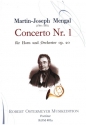 Concerto Nr.1 op.20 fr Horn und Orchester Partitur