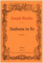 Sinfonia in Es fr 2 Oboen, 2 Hrner, 2 Violinen, Viola und Basso Partitur