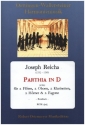 Parthia in D (489) fr 2 Flten, 2 Oboen, 2 Klarinetten, 2 Hrner und 2 Fagotte Partitur und Stimmen