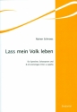 Lass mein Volk leben fr Sprecher, Sopran und gem Chor a cappella Partitur