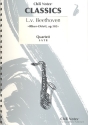 Blser-Oktett op.103 fr 4 Saxophone (SATBar) Partitur und Stimmen