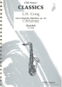 2 elegische Melodien op.34 fr 4 Saxophone (SATBar) Partitur und Stimmen