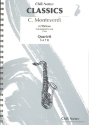 L'Orfeo - Instrumentalstze und Chre fr 4 Saxophone (SATBar) Partitur und Stimmen