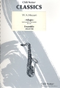 Adagio aus Serenade KV361 fr 11 Saxophone (SSAAATTTBarBarBar) Partitur und Stimmen