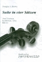 Suite in 4 Stzen fr 2 Violinen, Kontrabass, Tuba und Klavier Partitur und Stimmen