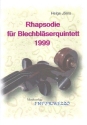 Rhapsodie fr 2 Trompeten, Horn, Posaune und Tuba Partitur und Stimmen