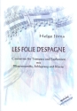 Les folies d'Espagne fr Trompete, Euphonium, Blser, Schlagzeug und Klavier Partitur und Stimmen
