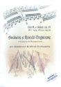 Andante e Rondo ongarese op.35 für Fagott und Blasorchester Partitur und Stimmen