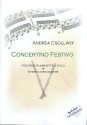 Concertino Festivo fr 2 Klarinetten und Streichorchester Partitur und Stimmen