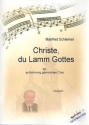Christe du Lamm Gottes fr gem Chor a cappella Partitur