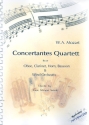 Concertantes Quartett fr Oboe, Klarinette, Horn, Fagott und Blasorchester Partitur und Stimmen