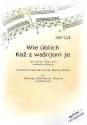 Wie blich fr Gesang, Klarinette, Violine und Klavier Partitur und Stimmen (dt/sorb)