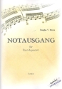 Notausgang fr Streichquartett Partitur und Stimmen