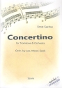 Concertino fr Posaune und Orchester Partitur und Stimmen
