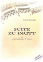 Suite zu dritt fr 2 Mandolinen und Gitarre Partitur und Stimmen