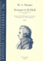 Konzert d-Moll KV466 fr Klavier und Orchester fr Klavier und Streichquartett Partitur