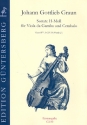 Sonate in h-Moll fr Viola da Gamba und Cembalo