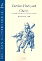 Chelys op.3 Band 1 (Nr.1-3) fr Viola da gamba und Bc Partitur und Stimmen (Bc ausgesetzt)