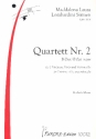 Quartett B-Dur Nr.2 fr Streichquartett Partitur und Stimmen