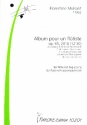 Album pour un fltiste op.65 fr Flte und Begleitung (Duos in unterschiedlicher Besetzung) Spielpartitur