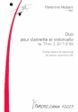 Duo op.73,3 fr Klarinette und Violoncello 2 Spielpartituren