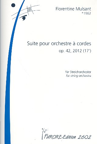 Suite op.42 fr Streichorchester Partitur