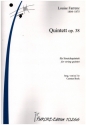 Quintett op.38 fr 2 Violinen, Viola, Violoncello und Kontrabass Partitur und Stimmen
