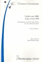 Lieder um 1800 vol.1 fr Singstimme und Harfe (Klavier) Partitur