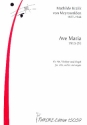 Ave Maria fr Alt, Violine und Orgel Partitur und Instrumentalstimmen