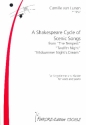 A Shakespeare Cycle of scenic Songs fr Gesang und Klavier Partitur (en)