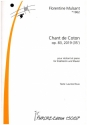 Chant de Coton op.83 fr Erzhler/in und Klavier (fr)