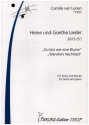 Heine und Goethe Lieder fr Tenor und Klavier Partitur