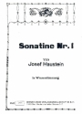 Sonatine Nr.1 f�r Zither in Wiener Stimmung